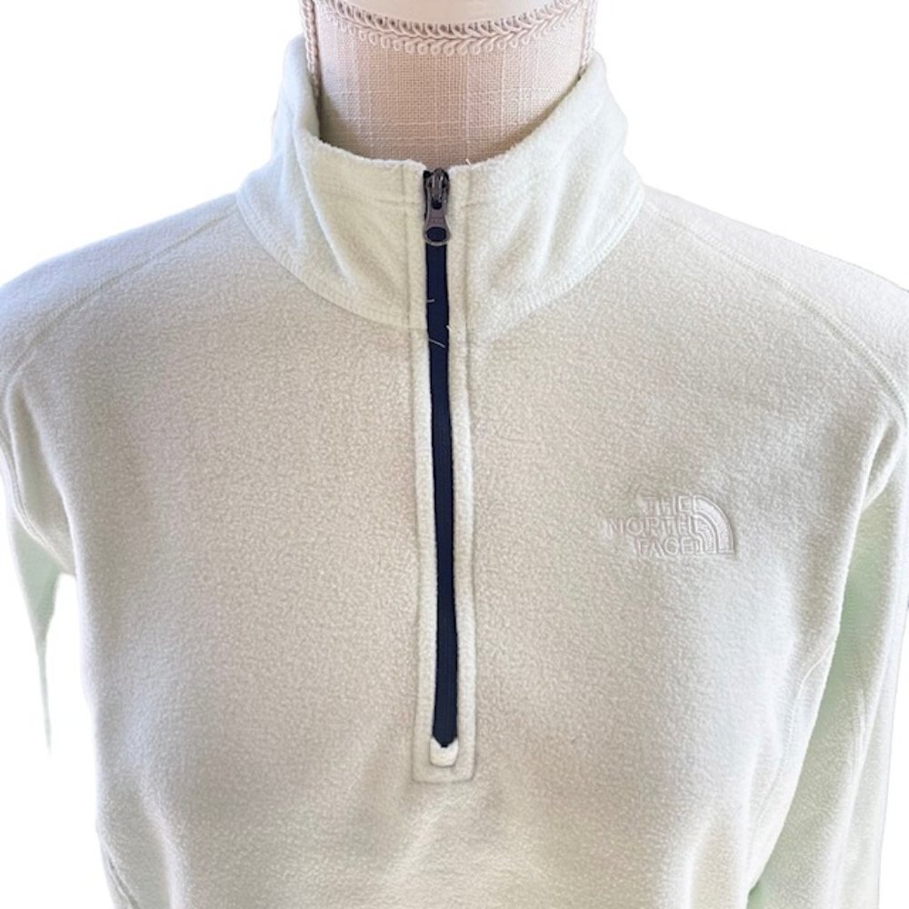 THE NORTH FACE Fleece 1/4 Zip Pullover Jacket - Size Large - Picture 4 of 6